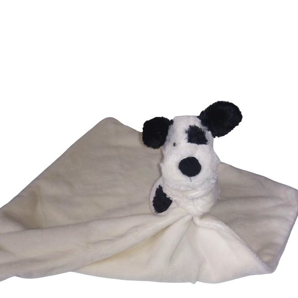 Jellycat Bashful Puppy White Stuffed Dog Cream Lovey Baby Security Blanket - Picture 1 of 7